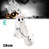 Halloween Middle Finger Ghost Decoration Cute Ghost Statue For Home Fireplace Decor Smooth Body Enhance Festive Atmosphere