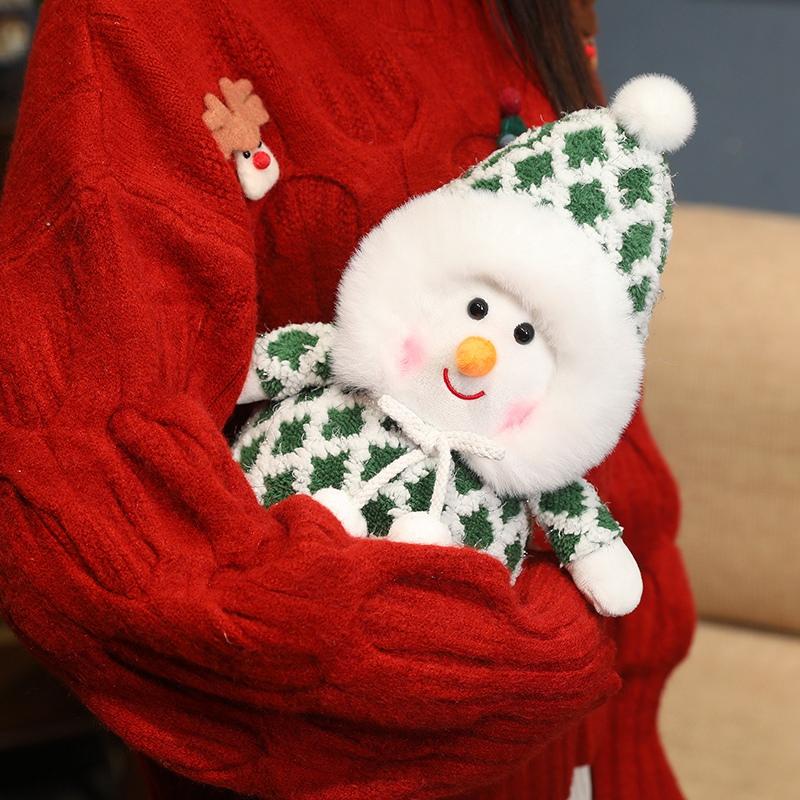 35 Внутри Рождественский Снеговик Мягкая Игрушка Креативная Шапка Новогодний Детский Подарок Украшение Гостиной Кукла Кукла Праздничный Подарок
