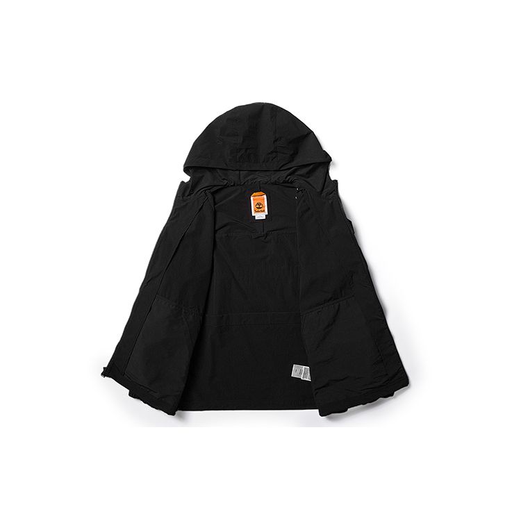 Timberland Уличная водонепроницаемая солнцезащитная повседневная куртка унисекс черная A66EF-001