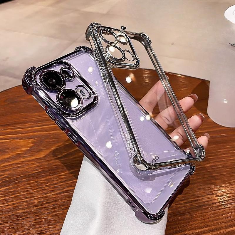 Подходит для чехла для мобильного телефона Opporeno14pro Новый Reno13pro Объектив Полностью закрывающий Чехол-подушка безопасности с четырьмя углами против падения