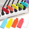 5-100PCS Cable Label Writable Colored Cable Identification Sticker Self-adhesive Writable Wire Classification Strap