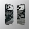 Абстрактные Горы Реки Магнитный Чехол для iPhone 17 16 15 Pro Max Магниты Задняя Крышка Кольцо для Камеры Полное Кольцо Жесткий PC Чехол для Телефона