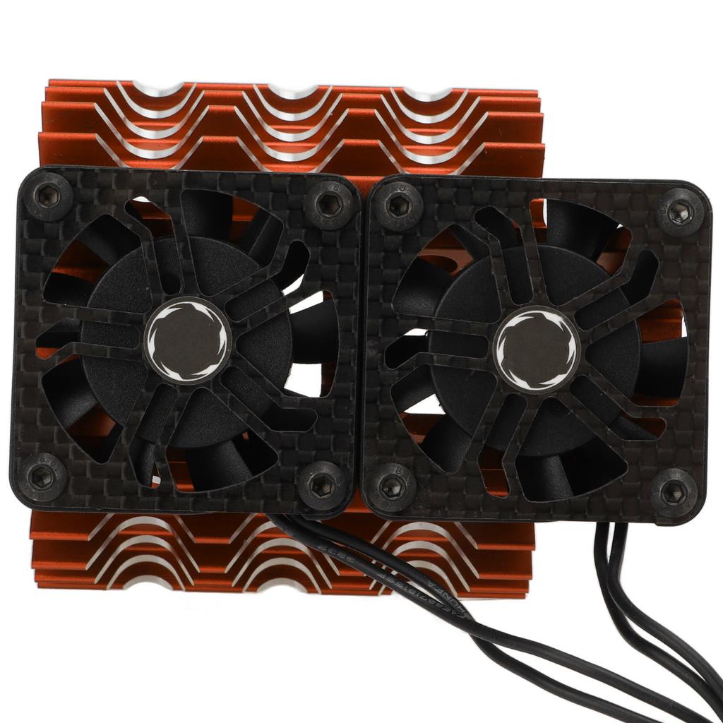 555658мм Бесщеточный Мотор Охлаждающий Вентилятор Двойной Вентилятор Мотор Радиатор для 15 Машины на Радиоуправлении