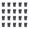 20Pcs Cabinet Kick Buckle Plinth Clamps Plastic Furniture Foot Clip Kitchen Skirting Clip Adjustable Cabinet Kick Buckle