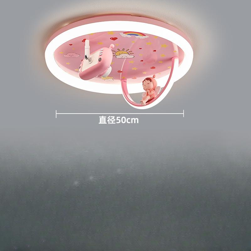 Потолочный светильник в виде единорога для комнаты принцессы с дистанционным управлением, светодиодная розовая потолочная люстра для спальни для девочек и детей