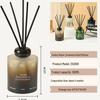 Большой безпламенный аромадиффузор с палочками для дома, спальни и ванной комнаты - Долгоиграющий дезодорирующий аромат эфирного масла