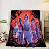 Stranger Sci-fi Adventure Blanket Flannel Blanket for bed, sofa, Camping, Hiking, Picnic Essentials, gift for family Fan gifts