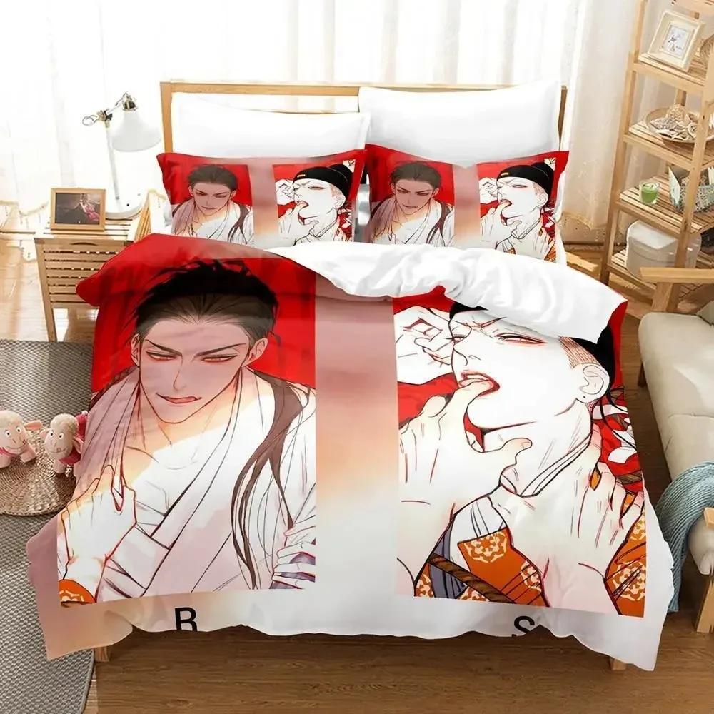 Комплект постельного белья Anime 19 Days Single Twin Full Queen King Size Bed Set Adult Kids Bedroom Duvet Cover Sets 3D Anime Bed Sheet Set
