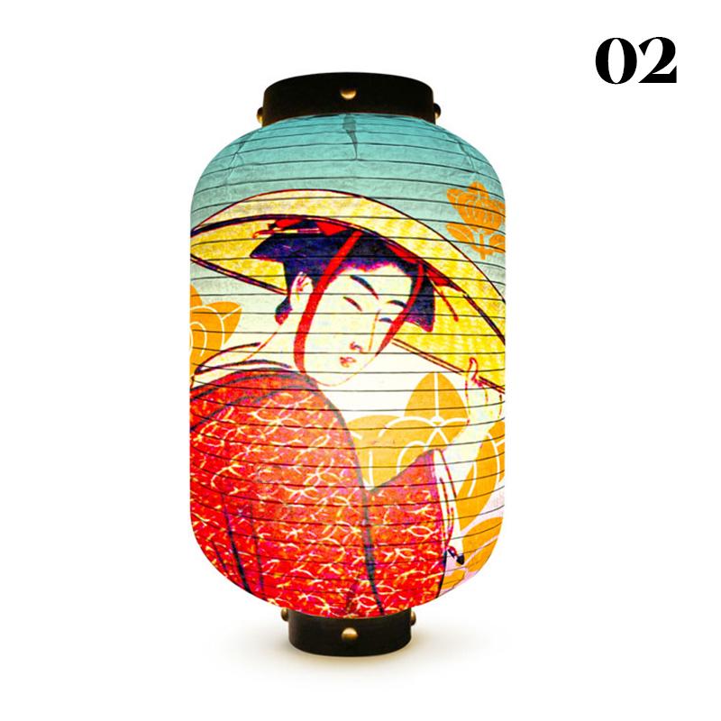 Уличный водонепроницаемый фонарь в японском стиле Ukiyo-e Bistro Ramen Restaurant Izakaya Sign Festival Party Wedding Decor Background