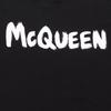 Мужской Alexander McQueen Вязаный с коротким рукавом Черный 622104QPZ570901