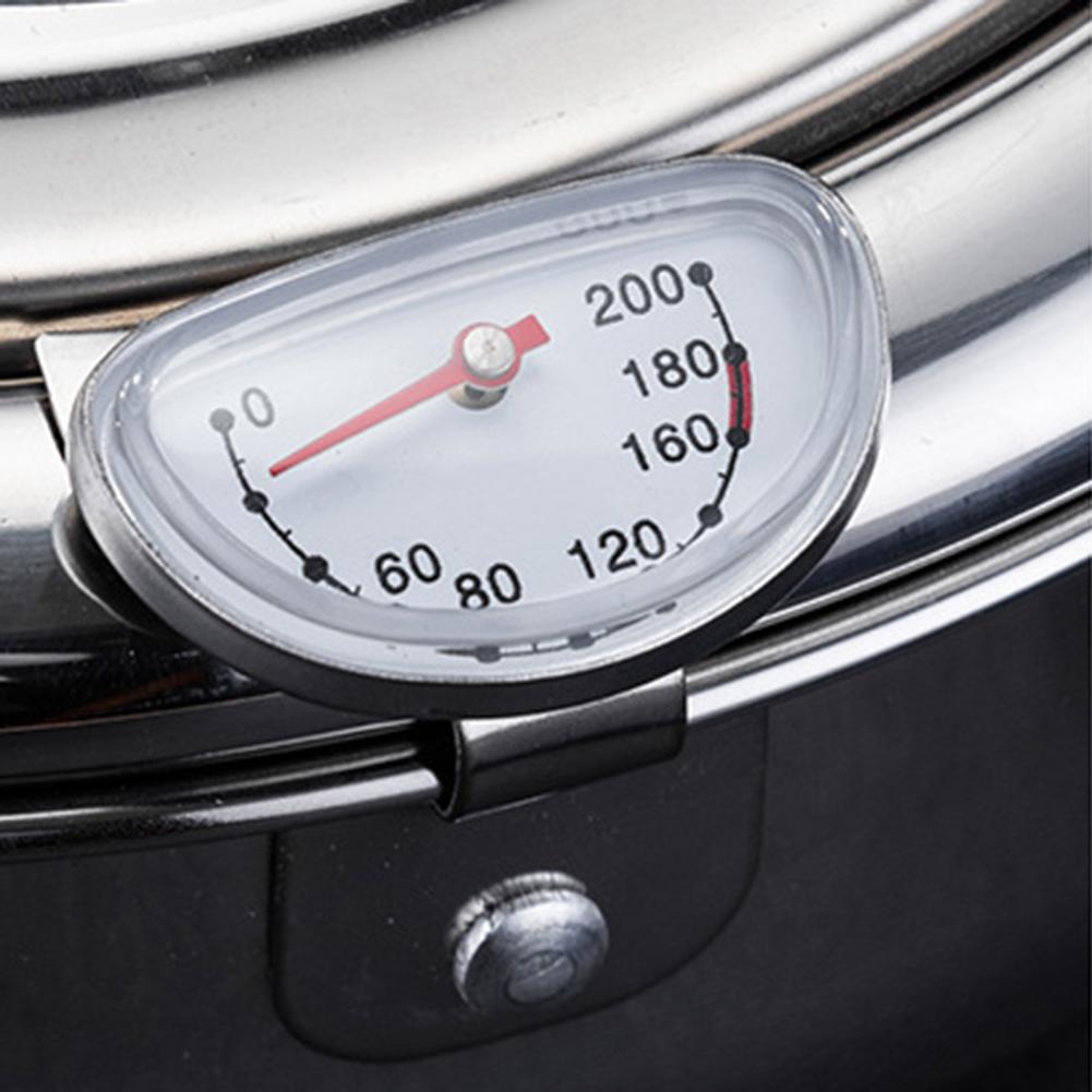 Японская глубокая сковорода с термометром, крышкой, подставкой для сбора капель масла, 304 нержавеющая сталь, фритюрница для картофеля фри, рыбы, курицы