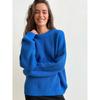 Women's Autumn and Winter Knitted Round Neck Loose Solid Colour Sweater