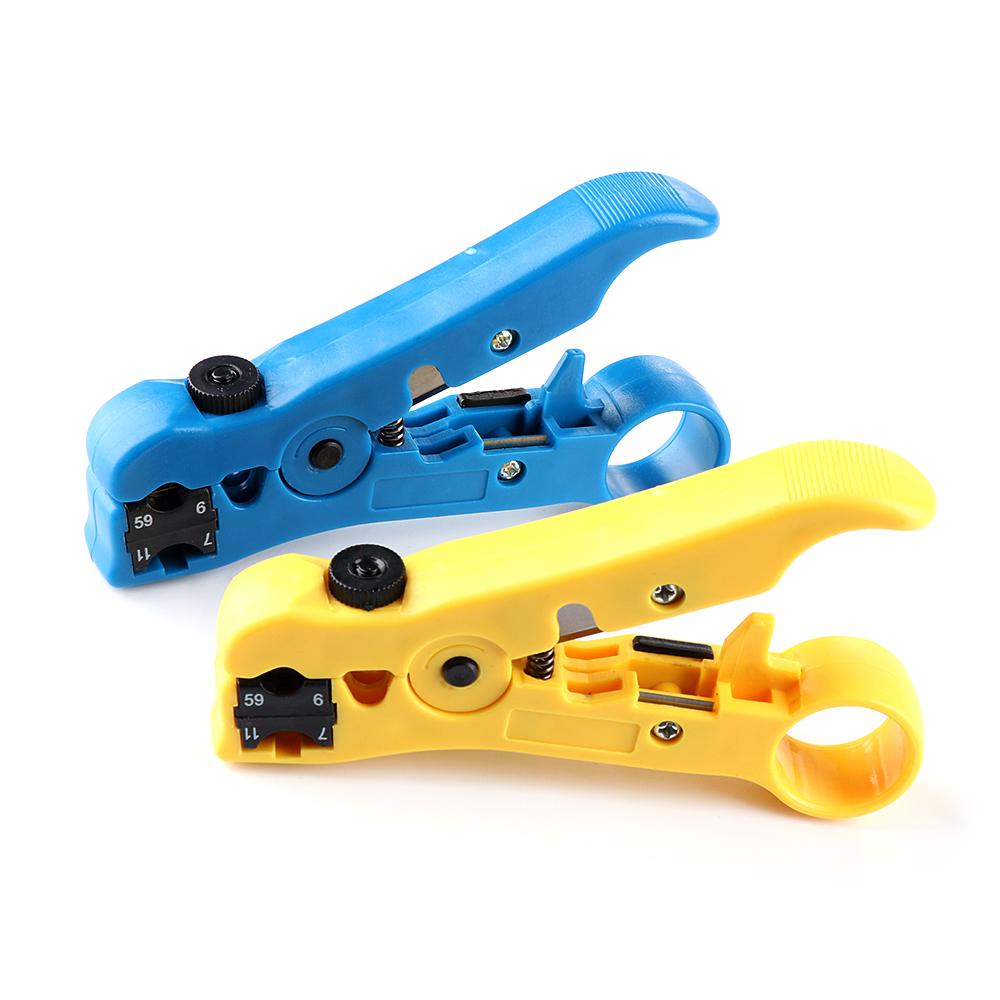 Многофункциональный электрический нож для зачистки, плоскогубцы, инструменты, плоскогубцы для коаксиального кабеля, резак для зачистки проводов для UTP/STP RG59 RG6 RG7 RG11