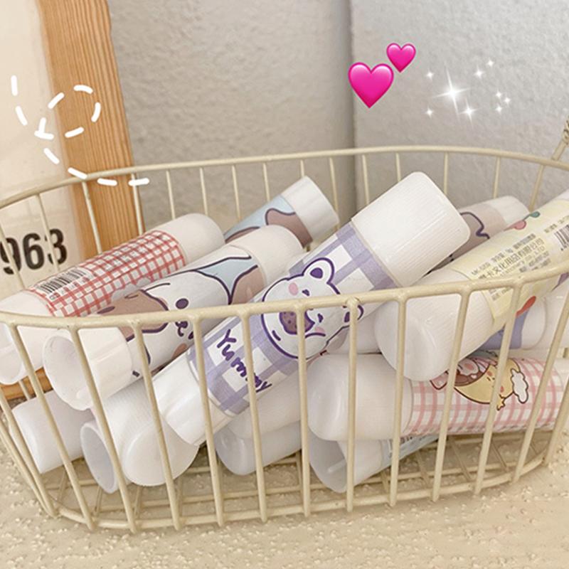 Твердый клей-карандаш с милым мультфильмом, прочные клеи, нетоксичные уплотнительные наклейки, клей