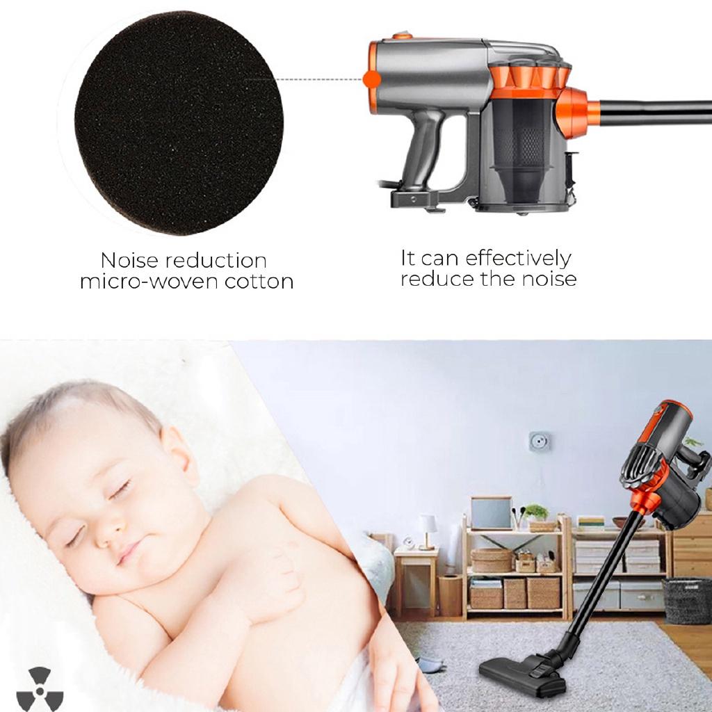 Ручной пылесос с сильным всасыванием 16000 Па, портативный бытовой пылесос 2в1, пылесборник, аспиратор с низким уровнем шума