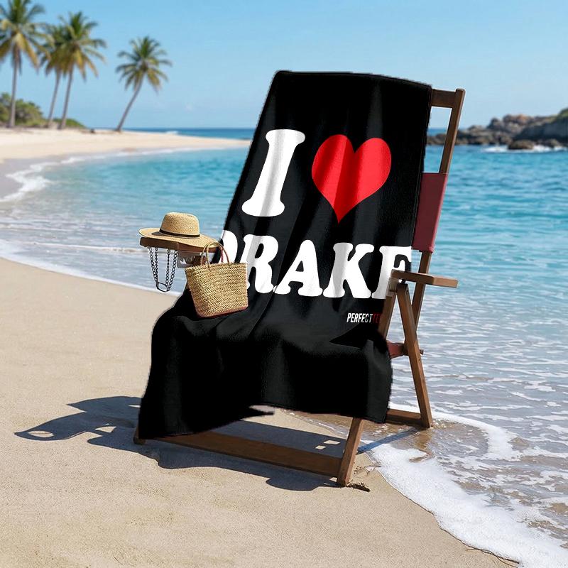 Drake Fashion Beach Towel: Ideal for Summer Adventures Soft, absorbent and quick drying suitable for swimming and bathing