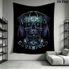 Sevenfold Skull Wings Tapestry Tapestry Wallmounted Background Cloth Wall Covering Decoration Homestay Soft Decoration Tapestry
