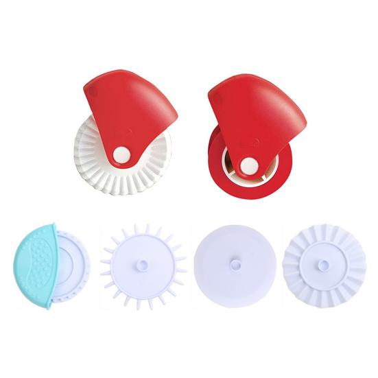 Колесо для украшения и резки теста Колесо для теста Пластиковый резак для украшения пирога Решетка для резки Кухонный гаджет