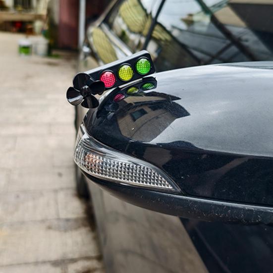 Мотоциклетный светофор, автомобильные украшения, крутые оригинальные указатели поворота, украшение для мотоцикла с красными, желтыми, зелеными огнями