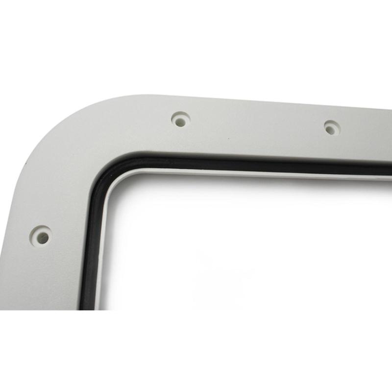 Marine Access Hatch Plastic White Inspection Lid with Removal Knob for Floor Boat Deck Plate Upgrade