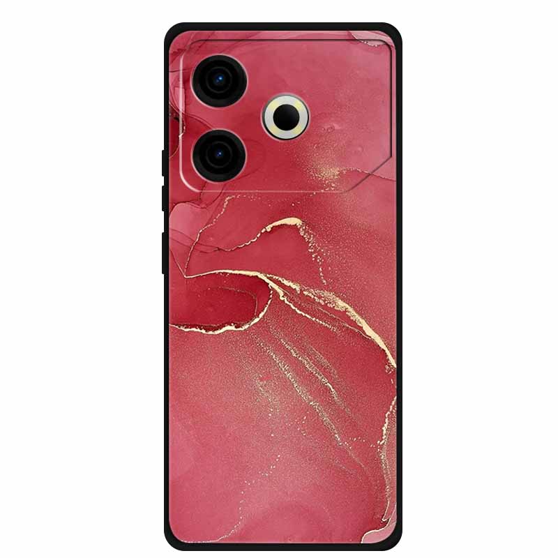 Чехол для телефона Tecno Pova6 Neo, задняя крышка из ТПУ для Pova 6 Neo, цвет мрамора, мягкий чехол, защитный Funda, роскошный силиконовый корпус