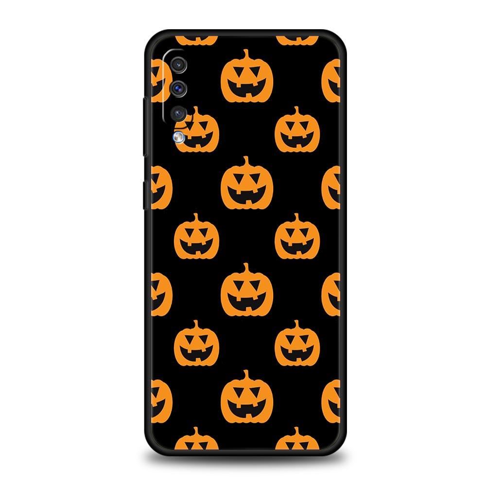 Листья падают лиса тыква Хэллоуин Чехол Для Samsung A54 A52 A14 A50 A70 A30 A40 A20S A20E A02S A12 A22 A34 A42 A32 5G A04s Чехол