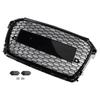 RS Style Honeycomb Bumper Grille Fit   A1 S1 8X Facelift 2016-2019 Black