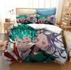 Anime 3D Printed My Hero Academia Duvet Cover Pillowcase Bedding Set Double Twin Full Queen King Adult Bedclothes Quilt Cover