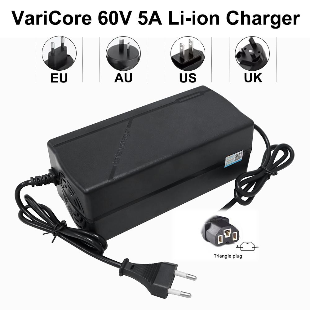 Зарядное устройство для литий-ионных аккумуляторов 67,2 В 5 А, 16S, литий-ионный аккумулятор, интеллектуальная защита, выходной порт DC/авиационный/RCA/XLR/треугольный разъем