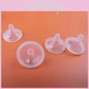 Wide Mouth Baby Bottle Nipple Food Grade Silicone Medium Clear