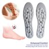 1 Pair Magnetic Acupressure Massage Insoles Foot Massage Design Shock-Absorbing Anti-Fatigue Gel