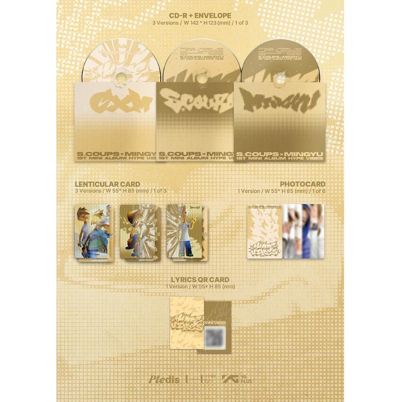 Предзаказ S.COUPS x MINGYU 1-го мини-альбома HYPE VIBES Компактная версия. И МАГАЗИН ПОБ