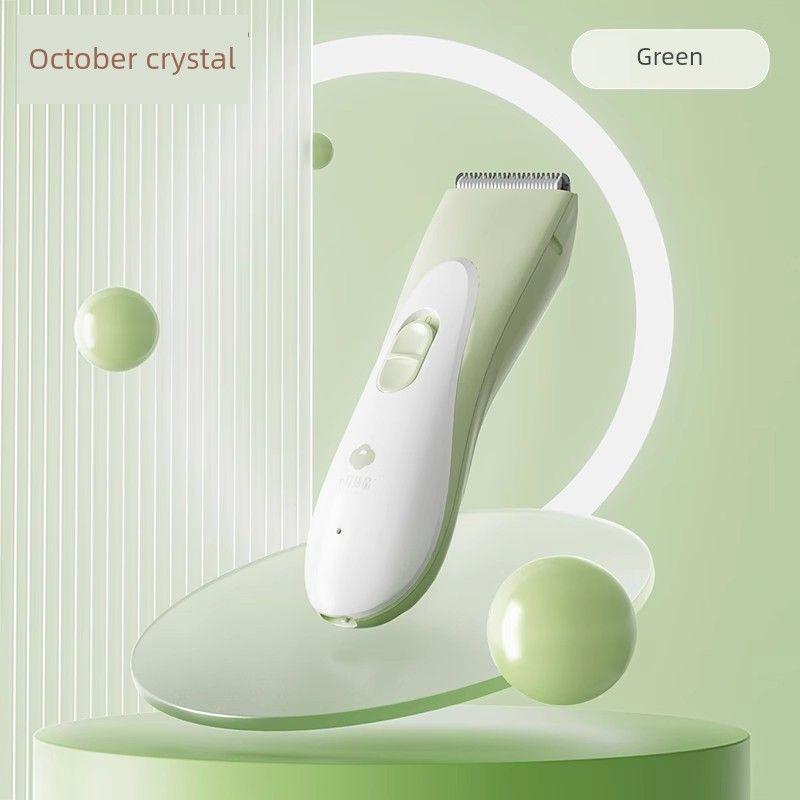 October Crystal Baby Hair Clipper, a Special Low-Noise Hair Cutting Tool for Newborn Babies, Electric Clipper for Shaving Fetal Hair