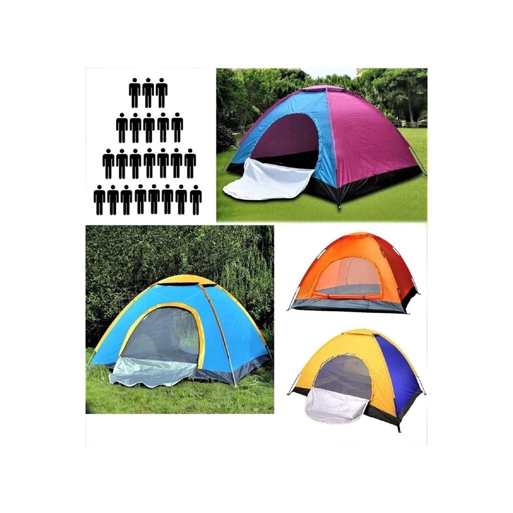Палатка для кемпинга на 6-7 человек 220x250x1500 см с сумкой для переноски экрана от мух