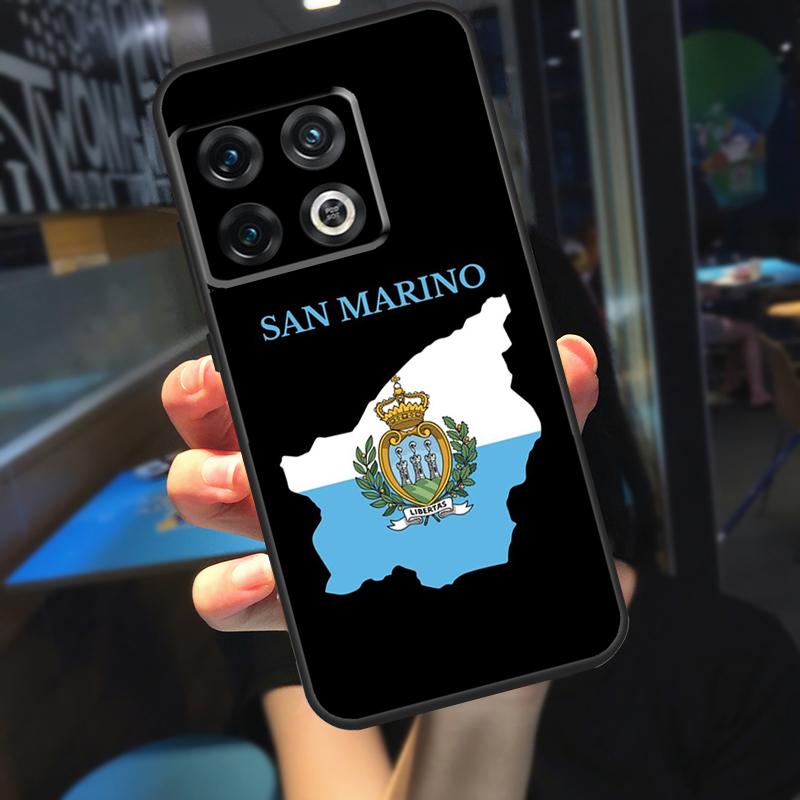 Чехол San Marino Flag для OnePlus 12R 13 R 12 11 9 10 Pro 8T 9RT 10T OnePlus Nord 4 CE 2 3 Lite N20 N30