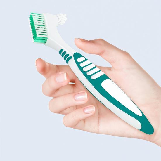 Кейс для зубных протезов с местом для зубной щетки, Коробка-ванночка для зубных протезов с ситечком, Контейнер-держатель для невидимых брекетов, ретейнеров, капп, выравнивателей