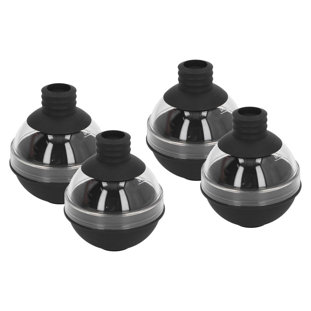 4Pcs Ice Ball Mould Silicone Sphere Ice Cube for Cocktails Bourbons Beverages 6cm Diameter