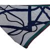 HERMES cashmere Triangle Jean Chemise scarf Navy cashmere Used