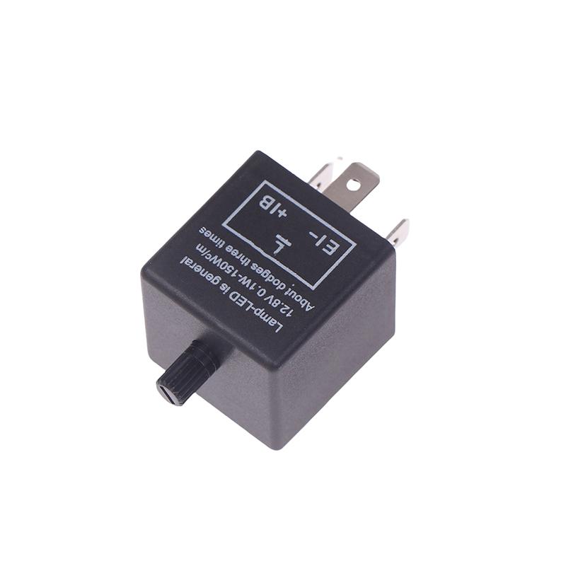 Led Flasher Blinker Cf14Kt Universal 3 Pins 12.8V 0.1W-150W Adjustable Led Turn Light Flasher Flash Relay For Car