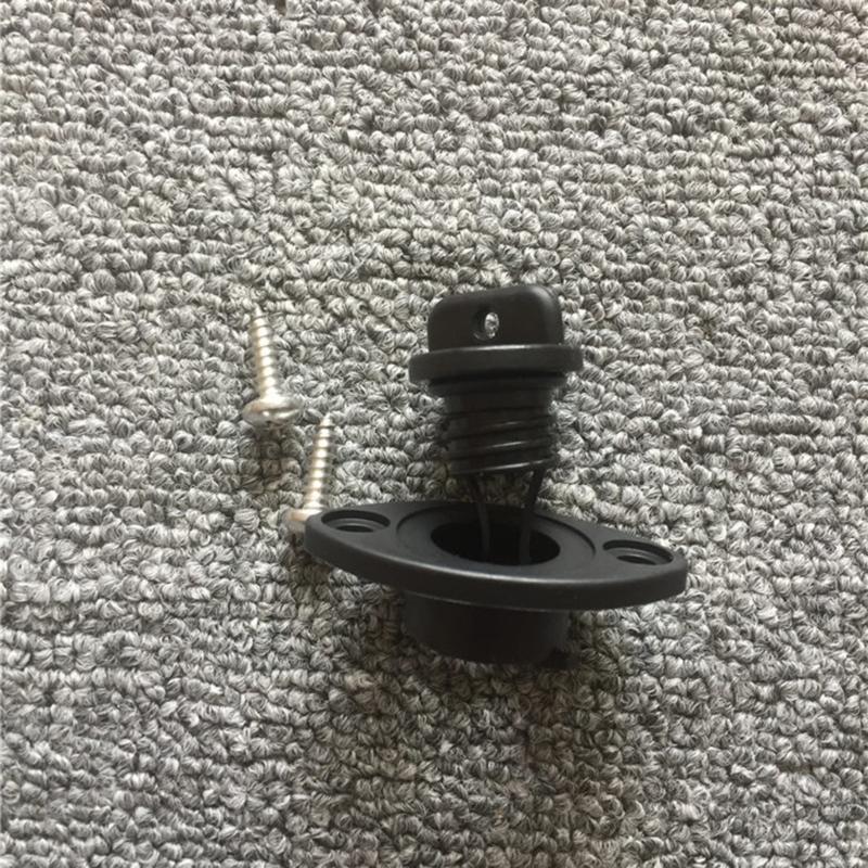 Универсальные Стандартные Самоудерживающиеся Черные Нейлоновые Заглушки для Слива Морских Лодок Яхт Каяков Корпуса Транца Замена