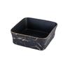 Northern European Marble Pattern Black/white Ceramics Square Fruit Salad Bowl Home Decoration Tableware Fruit Plate/snack PlateF