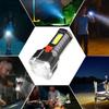 5LED Rechargeable High Power Flashlight with Side Light Waterproof Outdoor Spotlight with 4 Lighting Modes for Camping and Adventure