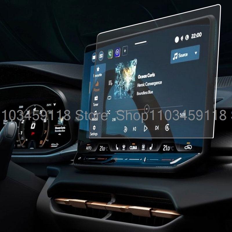 Screen protector Tempered Glass For Cupra Terramar 2025 2026 car radio gps Navigation anti-scratch accessories