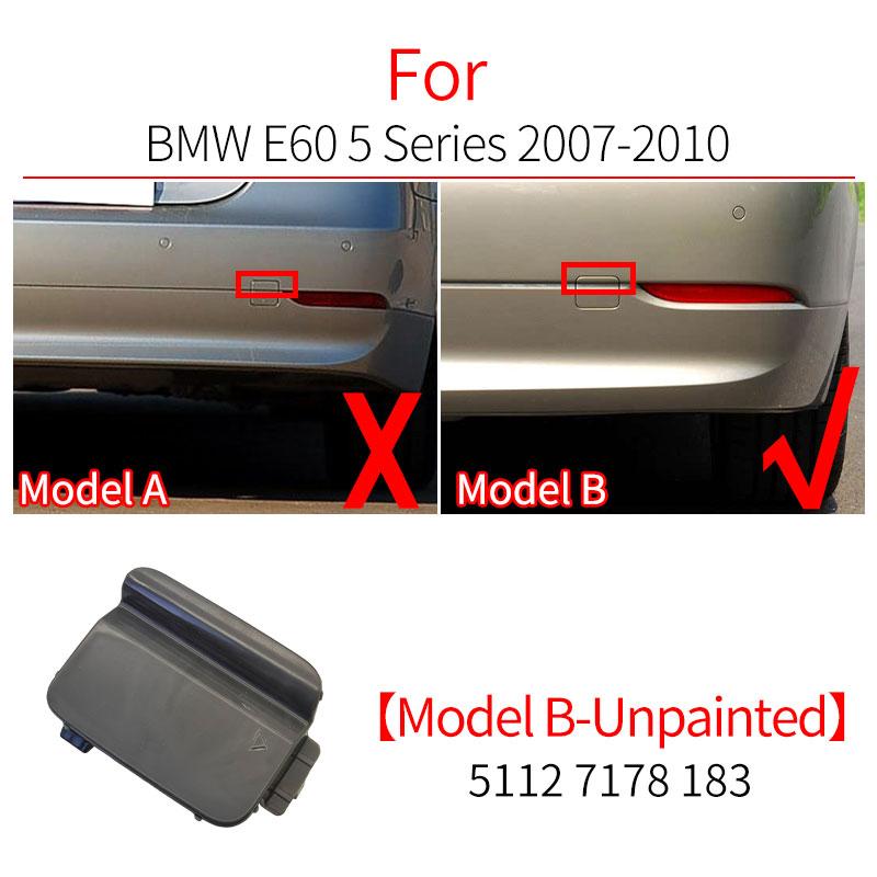 Для BMW E60 Автомобильный Задний Бампер Крышка Буксировочного Крюка Колпачок Крышка Прицепа Аксессуар Черный Белый Для BMW 5 Серии 2003-2010 520 525 530 535i