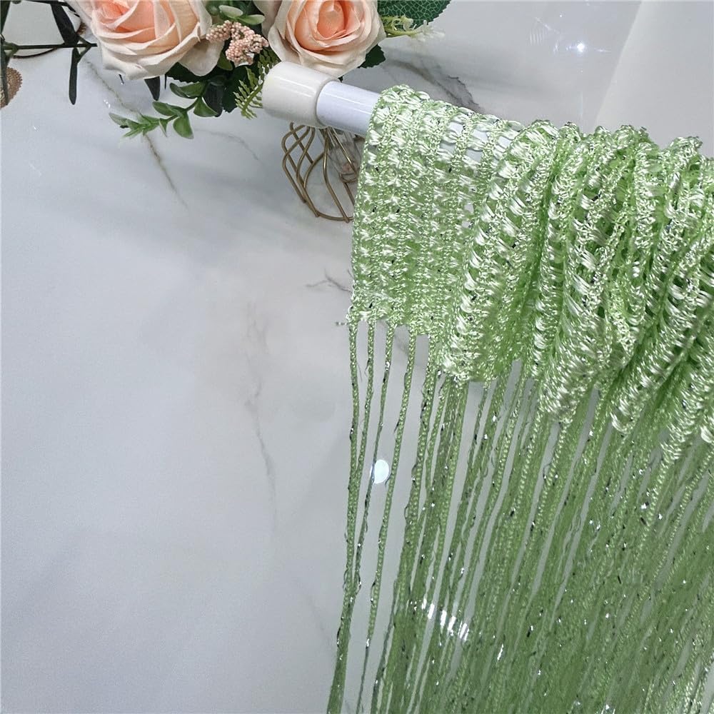 Аве Сплит Декоративная Дверная Нитяная Штора Настенная Панель Бахрома Оконная Панель Драпировки Разделитель Комнаты Жалюзи Разделитель Кисточка Ширма Дом 100см*200см