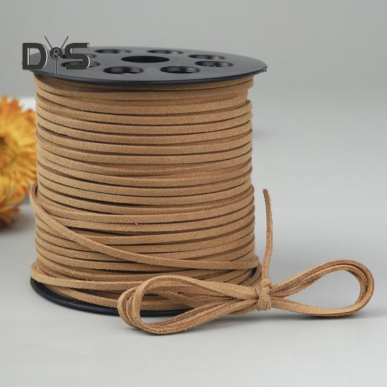 Бархатная веревка длиной 100 ярдов, шириной 3 мм, бархатный шнур для самостоятельного изготовления шнурков для обуви, изготовления ювелирных изделий, ремешка, ожерелья, браслета, плетеной веревки