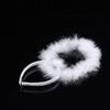 Lurrose 3pcs Angel Headbands White Halo Headbands Halloween Angel Costume Halo Hair Band Hair Hoops for Halloween Christmas Carnival Costume