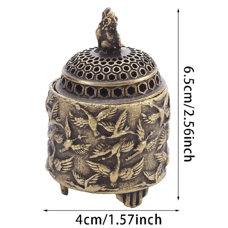 Sophisticated Crane Incenses Burners with Lid for Styles Home Decorations