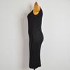 Summer New Round Neck Sleeveless Camisole Knitting Dress Women's Clothing Silm Slim Looking Mid Length Long Length Bodycon Dress