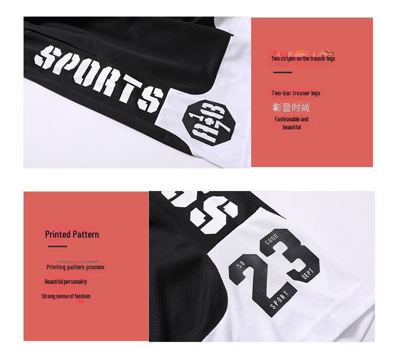 Мужские быстросохнущие летние спортивные шорты больших размеров для фитнеса и баскетбола